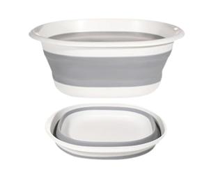 Lavabo Pieghevole - Lavandino Portatile Salvaspazio Per Campeggio, Escursionismo, Giardino | Vaschetta Pieghevole Multiuso Per Lavare I Piatti, Contenitore Acqua Compatto Per Uso Domestico, Lavatoio D