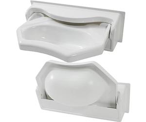 Lavabo pieghevole per camper, caravan, roulotte, campeggio, barca, 2 pezzi, colore bianco