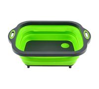 Lavabo portatile, contenitore multifunzione pieghevole, lavello portatile con tagliere, ideale per campeggio, escursionismo, picnic, giardinaggio, lavanderia e casa