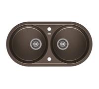 Lavabo POSEIDON 170 IN Granito Con 2 Senza Gocciolatoio Lavello Cucina