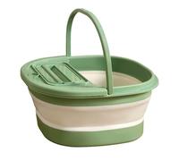 Lavabo - PP TPE 39,5 cm 39,5x34x19 cm | Supporto per i piedi pieghevole con base antiscivolo, punti terapeutici massaggio, design con maniglia, supporto per telefono | Spa Relax Donne Anziani Anzi