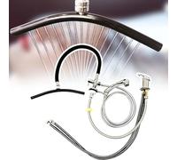 Lavabo regolabile per idroterapia, telaio girevole a 180° con pompa dell'acqua, doccia per massaggi del cuoio capelluto a prova di perdite, per stazioni di lavaggio del salone