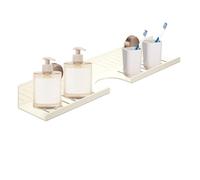 Lavabo sopra rubinetto - Parete per bagno - Ciotola adesiva rimovibile in acciaio al carbonio organizer per conservare il profumo