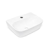 Lavabo sospeso di alta qualità Brevis | Dimensioni compatte 43 x 30 x 13 cm | Foro per rubinetteria incluso | Design elegante per bagno moderno | Brevis SATBRE4330R