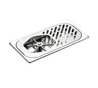 Lavabricchi Automatico Ad Alta Pressione In Acciaio Inox 304, con Vaschetta Di Scarico E Getto A 360°, Facile Da Installare, per Uso Domestico E Ristoranti(M)