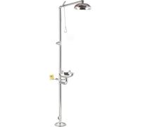 Lavadora De Olhos De Emergência Combinação Estação De Chuveiro De Emergência Para Lavagem De Olhos E Rosto Estação De Lavadora De Olhos 304 Aço Stanless Com S, 2300x650x320mm