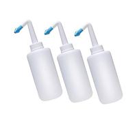 Lavaggio Nasale per Bebè 3 Pezzi 300ml, Plastico Bianco | Pulizia Secrezioni, Riduzione Congestione, Design Portatile, Uso Semplice, Bottiglia Irrigazione