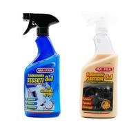 LAVAGGIO PULIZIA INTERNI AUTO PLASTICHE E SEDILI IN TESSUTO KIT PRODOTTI MA-FRA