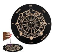 Lavagna a pendolo, tavola per divinazione rabdomanzia, planchette metafisica in legno con lettere, decorazioni spirituali a pendolo, gioco per principianti, famiglia