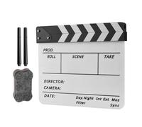 Lavagna acrilica per realizzare film, 30,5 x 25,4 cm, facile da scrivere e cancellare, con pennarelli cancellabili per lavagna