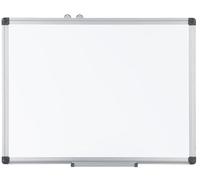 Lavagna bianca Albyco 45 x 60 cm - Kit di base incluso - Pennarelli - Magneti e cancellino - Cancellabile a secco.