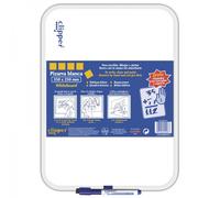Lavagna bianca Alpino Clipper 35x25 cm - Un lato bianco e l'altro con griglia - Cancellabile a secco - Include pennarello con g NEW