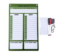 Lavagna bianca baseball per dugout Clipboard magnetica bifacciale per