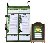 Lavagna bianca baseball per dugout Clipboard magnetica bifacciale per
