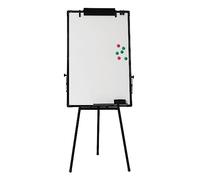 Lavagna bianca cancellabile a piedi Lavagna bianca magnetica con supporto, mensola flipchart 91x61cm regolabile in altezza Mobile Carta Da Tavolo Da Conferenza Portatile Pieghevole