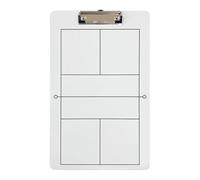 Lavagna bianca cancellabile per allenamenti, struttura robusta, dimensioni circa 35 x 22 cm, attrezzatura di per l'analisi dei dati della competizione, strumento di pratica durevole per i