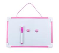 Lavagna bianca con pennarello e magneti Set Lavagna bianca cancellabile su entrambi i lati Lavagna da disegno per bambini Lavagna promemoria da appendere Scrivere portatile