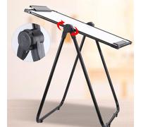 Lavagna Bianca con Supporto Pieghevole 60x90 Cm Cavalletto per Lavagna