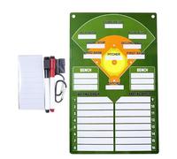 Lavagna bianca da baseball, 22 x 35 cm, cancellabile a secco, design pratico, guida magnetica per insegnamento con facilità, portablocco professionale per torneo di allenamento per la gestione delle