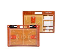 Lavagna Bianca da Basket per Allenatori, Lavagna Magnetica per Allenamento da Basket, Uso Bifacciale, Design Portatile, per Allenamento Pratico