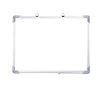Lavagna Bianca Magnetica 30 x 40 cm Con Cornice Per Frigo E Blocco Note