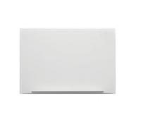 NOBO Lavagna bianca magnetica IMPRESSION PRO, Vetro, 680x380mm, Senza Cornice, Montaggio InvisaMount™, Vaschetta Porta Accessori, 1905175 - bianco 1905175