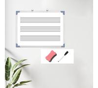 Lavagna bianca musicale Sussidi didattici Lavagna cancellabile per gruppi