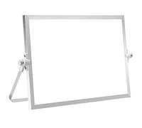 Lavagna Bianca Piccola, Whiteboard A4 Cancellabile with Stand per Bambini, Lavagna Magnetica Doppia Faccia per Scuola Ufficio (20 x 30)
