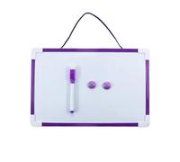 Lavagna Bianco Whiteboard Writing Double-sided Erasable Office Note Taking Dry Erase Hanging Message Board(Purple Set)
