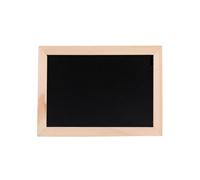 Lavagna bifacciale in legno con cornice per artigianato, piccola lavagna per messaggi, decorazione per la casa fai da te