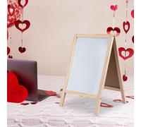 Lavagna bifacciale in legno per ristorante pubblicitario di negozi