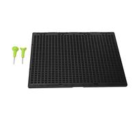 Lavagna Braille Stilo, Kit Lavagna Braille Nera In Rilievo 27 Linee 30 Celle In Plastica Per La Scrittura