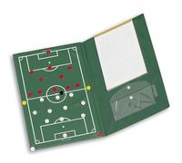 Lavagna calcio a libro magnetica SCHIAVI SPORT clip notes 27 pedine mis cm 42x3