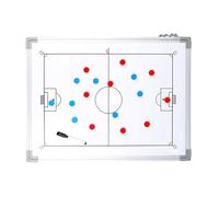 Lavagna Calcio per Insegnare e Formazione, Lavagna Tattica Magnetica Calcio, con Pennarello e Pezzi Degli Scacchi Magnetici, Design Appendibile, per L'allenamento