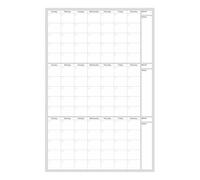 Lavagna calendario cancellabile da parete, planner da parete con date