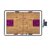 Lavagna Cancellabile A Secco per Allenatori di Basket, Lavagna Magnetica per Allenamento di Basket, Impermeabile e Resistente, Altezza Regolabile, per Scuola/club(Medium)