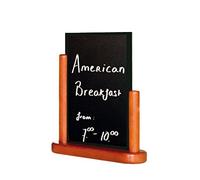 Lavagna/Cartello Da Tavola 19X23,5 Cm Nero Legno - 1 Unità