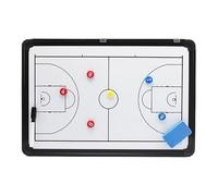 Lavagna Coaches Basket con Penna Magneti, Lavagna Tattica Basket, Design Appendibile, Impermeabile e Resistente, Ideale per Competizioni e Allenamenti
