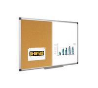Lavagna combinata - 60 x 90 cm - bianco/ sughero - Bi-Office