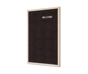 LAVAGNA CON FONDO IN FETRO E LETTERE IN PLASTICA 40x60 cm