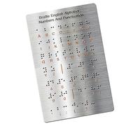 Lavagna Con Lettere In Braille Con Numeri Punti In Rilievo E Punteggiatura Apprendimento Della Tastiera Aiuto Didattico Per Bambini Scheda Educativa Adulti Bambini Non Vedenti