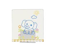 Lavagna da disegno a LED per bambini, cancellabile, con USB, in acrilico, 20 x 20 cm, 30 x 20 cm, con pennarelli, leggero, 285 g/382 g, per camera da, casa, scuola, lavoro