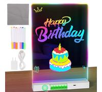 Lavagna da disegno luminosa, utile da disegno, 1200 mAh, cancellabile, per bambini e ragazze, asilo, aula, casa, scuola, sala giochi, compleanni e attività