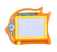 Lavagna da disegno magnetica Lavagna per scarabocchi cancellabile colorata per ragazzi e ragazze. Il tappetino per scarabocchi da viaggio aiuta i tuoi bambini a scrivere e disegnare - Colore casuale