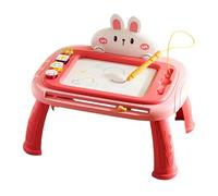 Lavagna da disegno magnetica, lavagna per scarabocchiare per bambini, lavagna magnetica per scarabocchiare a cartoni animati, design portatile, giocattolo educativo precoce per casa, all'aperto