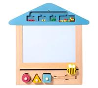 Lavagna da disegno magnetica per bambini, in legno, cancellabile, per imparare a dipingere, per bambini di età superiore ai 3 anni