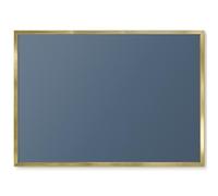 Lavagna da Parete per il Menu del Giorno 70x50 blu pastello Cornice Oro