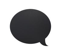 Lavagna da parete Silhouette - 53x31 cm - forma fumetto - nero - Securit