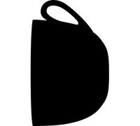 Lavagne Silhouette da parete Securit FB-CUP hxl max 50 x max 30 cm - Materiale superficie legno per la cornice e resine melamminiche per la superficie - Colore superficie nero - Conf 1 - FB-CUP