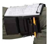 Lavagna da scrivania per aeronautica - Oxford 20,5 x 34 cm, 7 imbottiture per ginocchia, supporto per cinghia, blocco note al ginocchio, per manuali, diagrammi, carte, documenti, per l'organizzazione